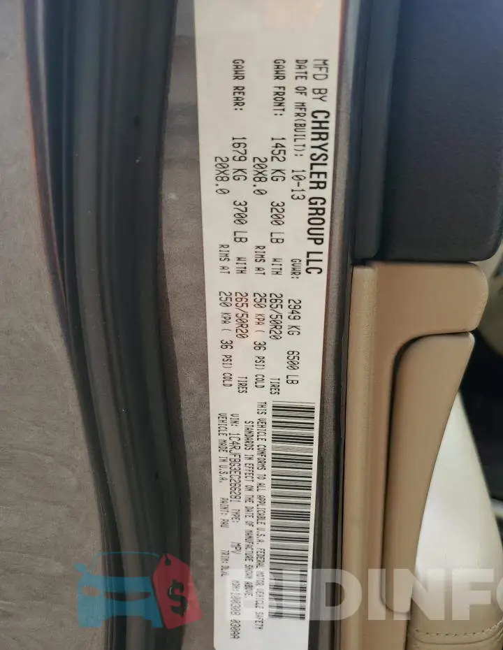 1C4RJFBG3EC266281 Photo# 13