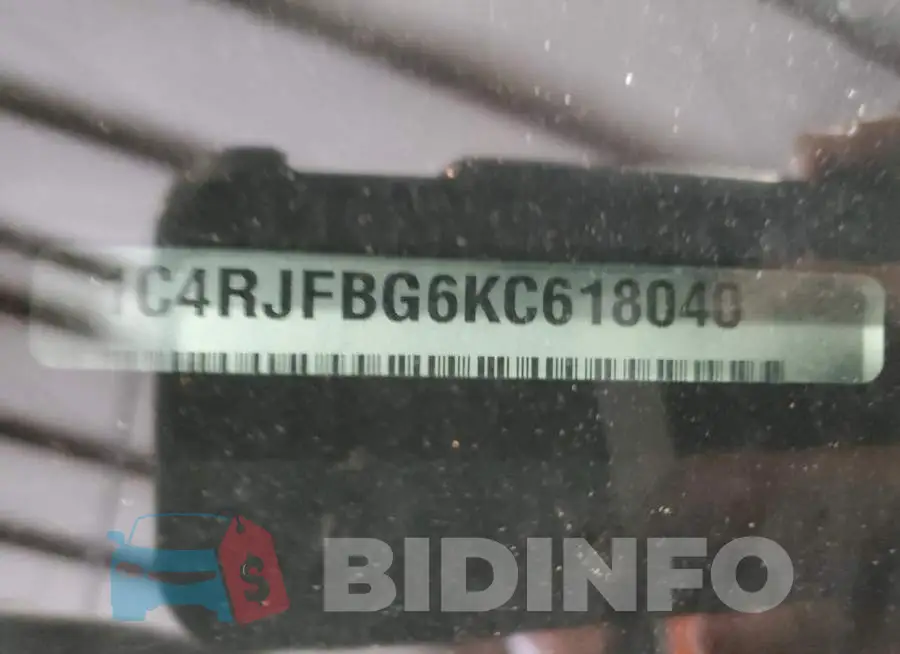 1C4RJFBG6KC618040 Photo# 13