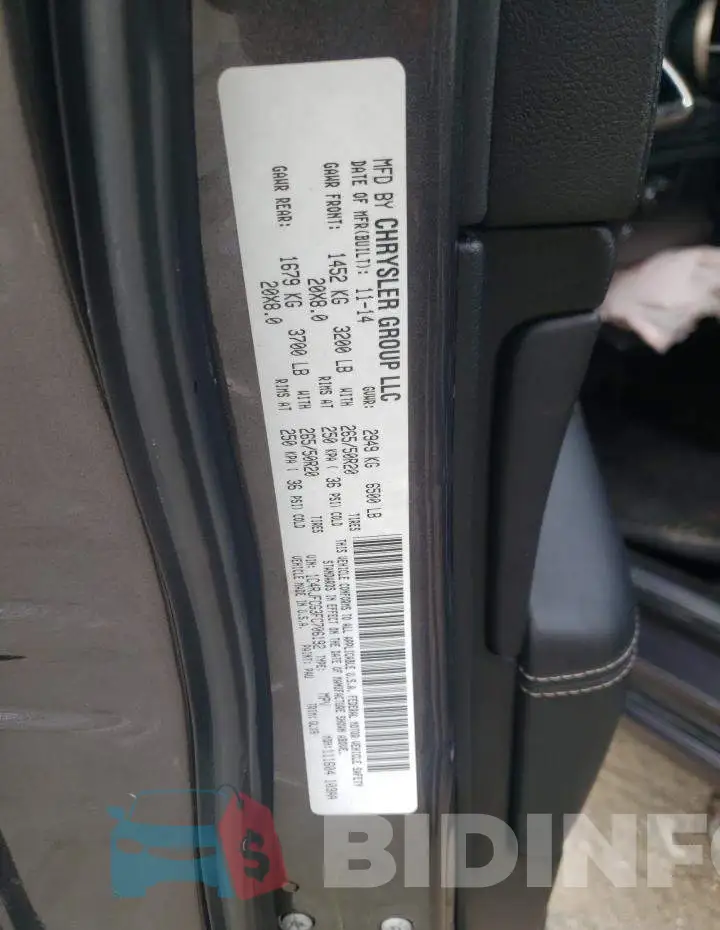 1C4RJFCG3FC706192 Photo# 12