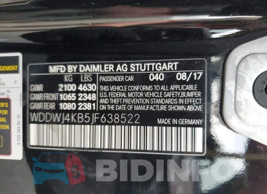 WDDWJ4KB5JF638522 Photo# 12
