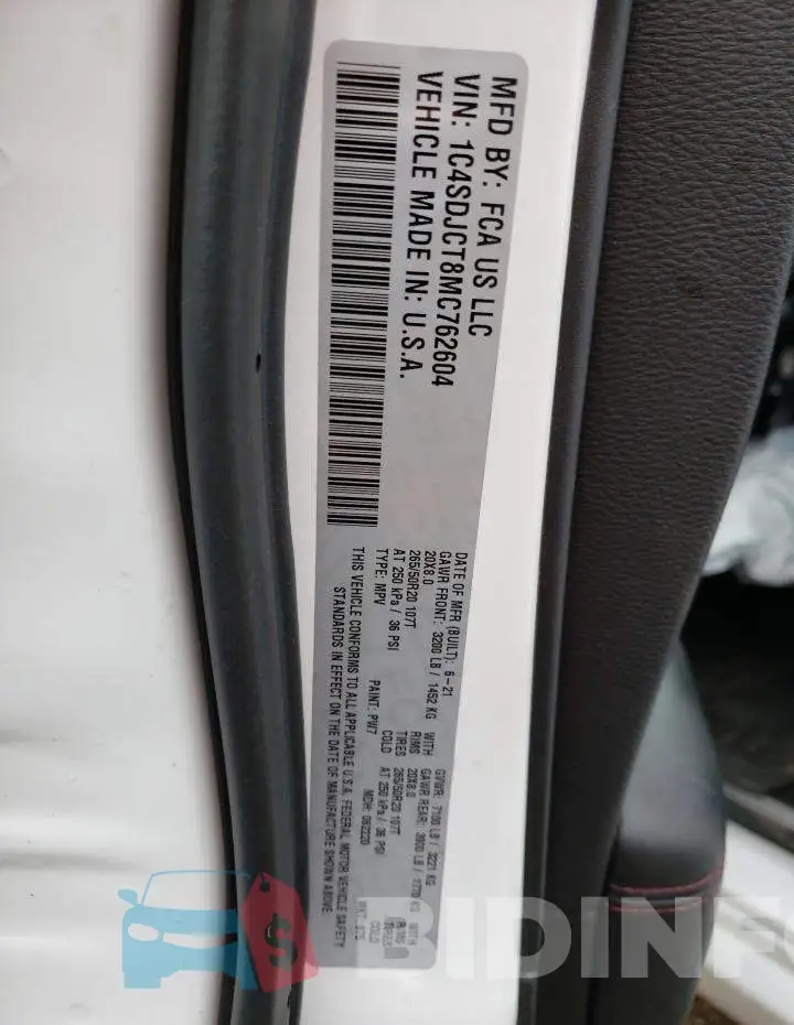 1C4SDJCT8MC762604 Photo# 12