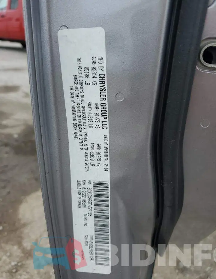 2C3CDXHG5EH227185 Photo# 12