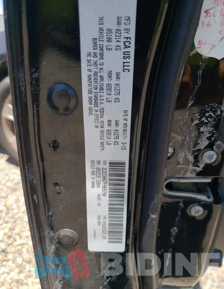 2C3CDXHG7FH805790 Photo# 12