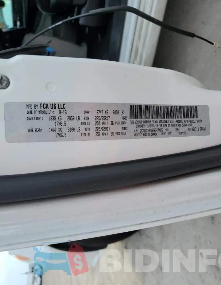 2C4RDGBGXHR547485 Photo# 14