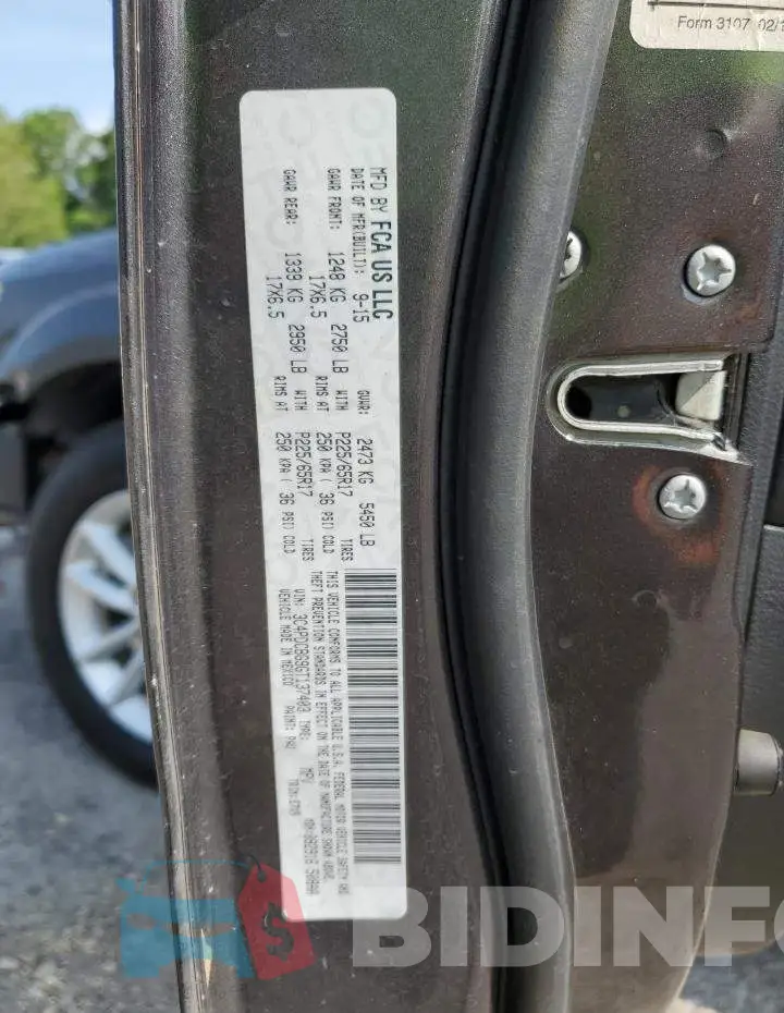 3C4PDCBG9GT137403 Photo# 14