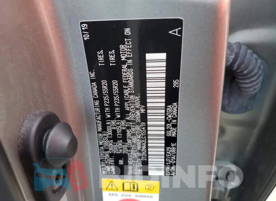 2T2HZMAA2LC155419 Photo# 13