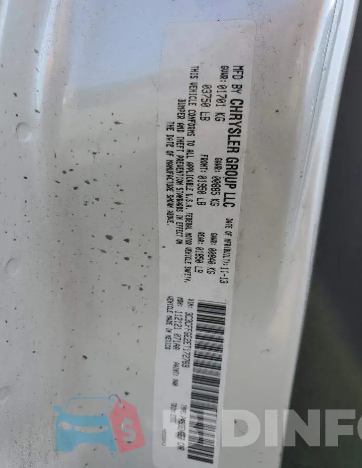3C3CFFGE2ET172769 Photo# 12