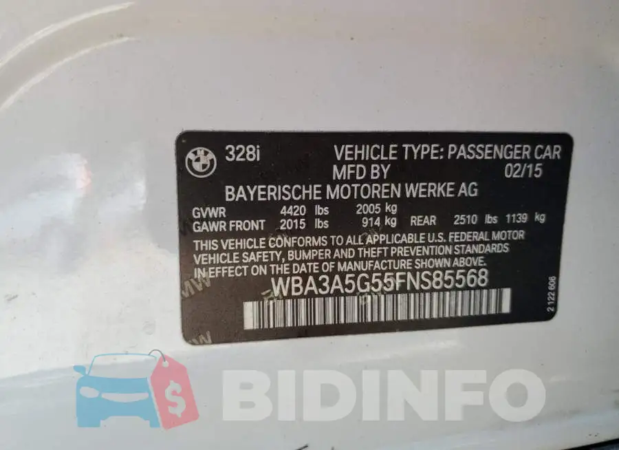 WBA3A5G55FNS85568 Photo# 12