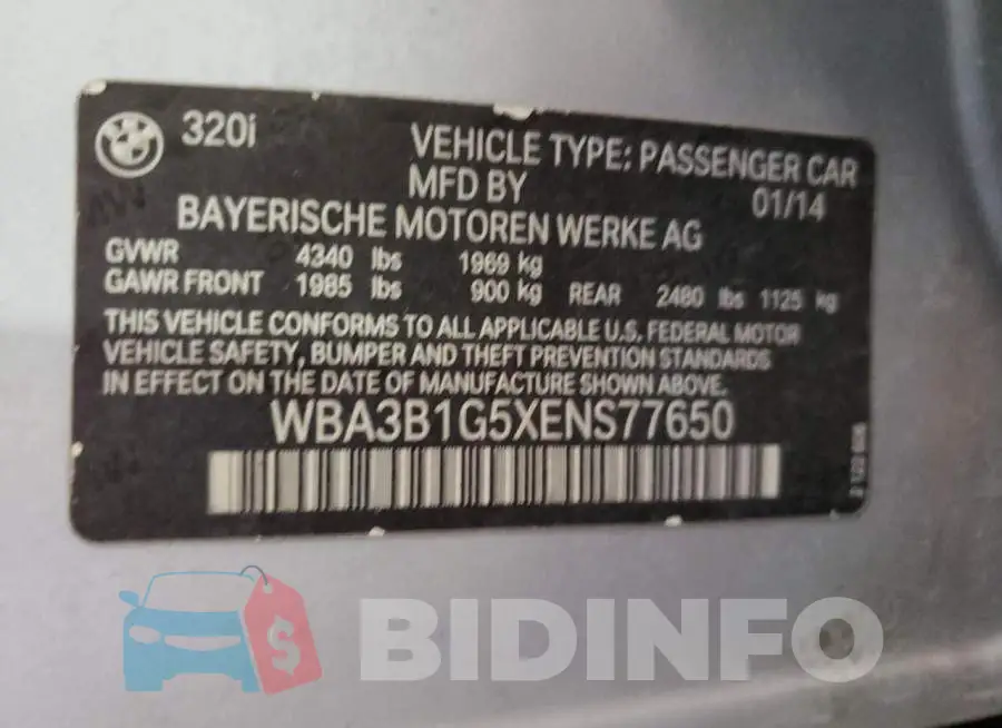 WBA3B1G5XENS77650 Photo# 12