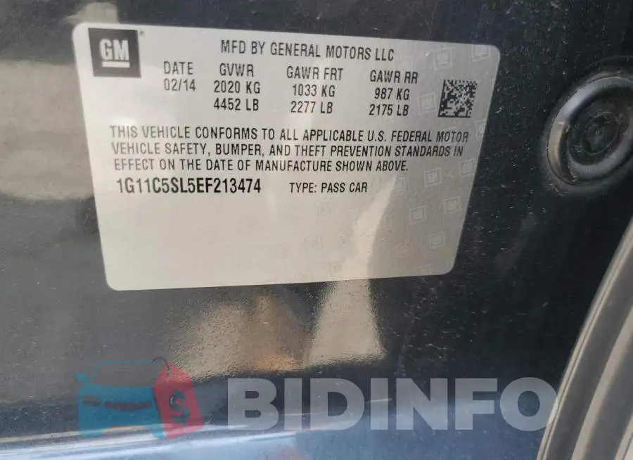 1G11C5SL5EF213474 Photo# 12