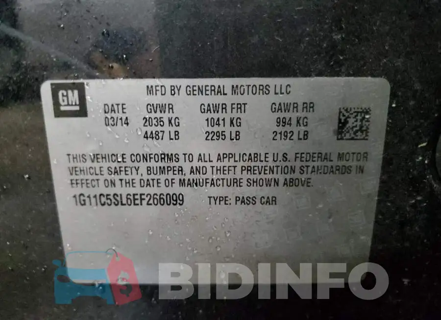 1G11C5SL6EF266099 Photo# 12