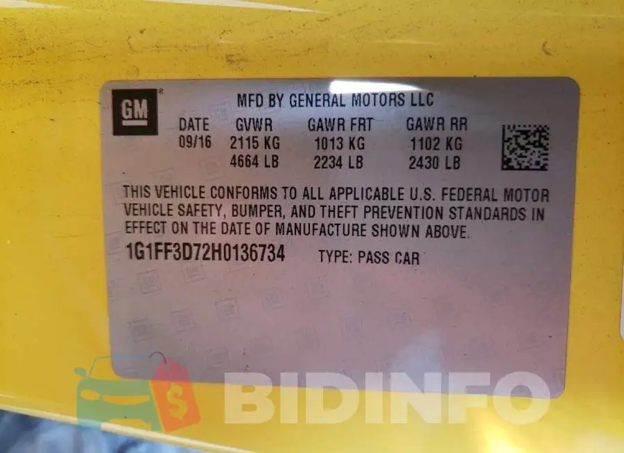 1G1FF3D72H0136734 Photo# 12