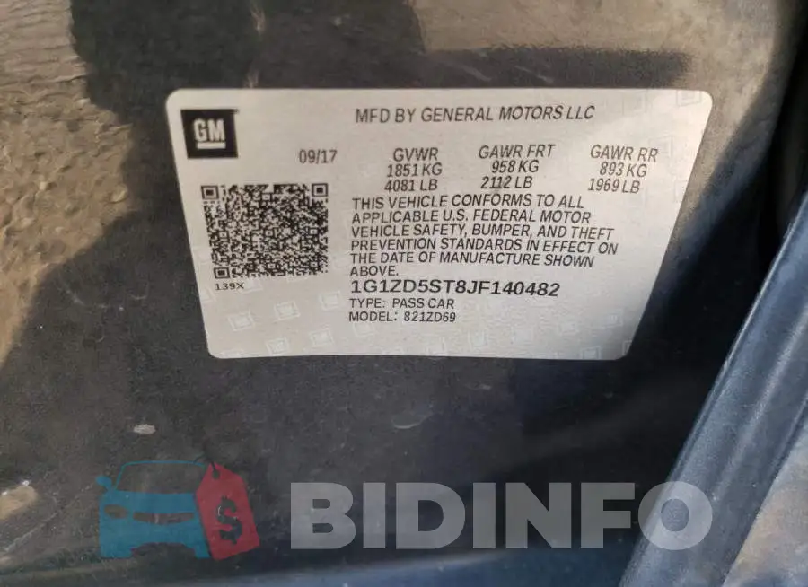 1G1ZD5ST8JF140482 Photo# 12