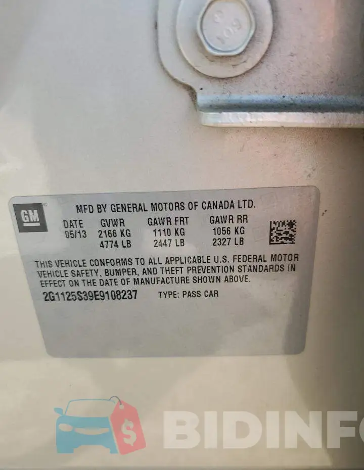 2G1125S39E9108237 Photo# 12