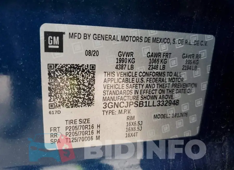 3GNCJPSB1LL332948 Photo# 13