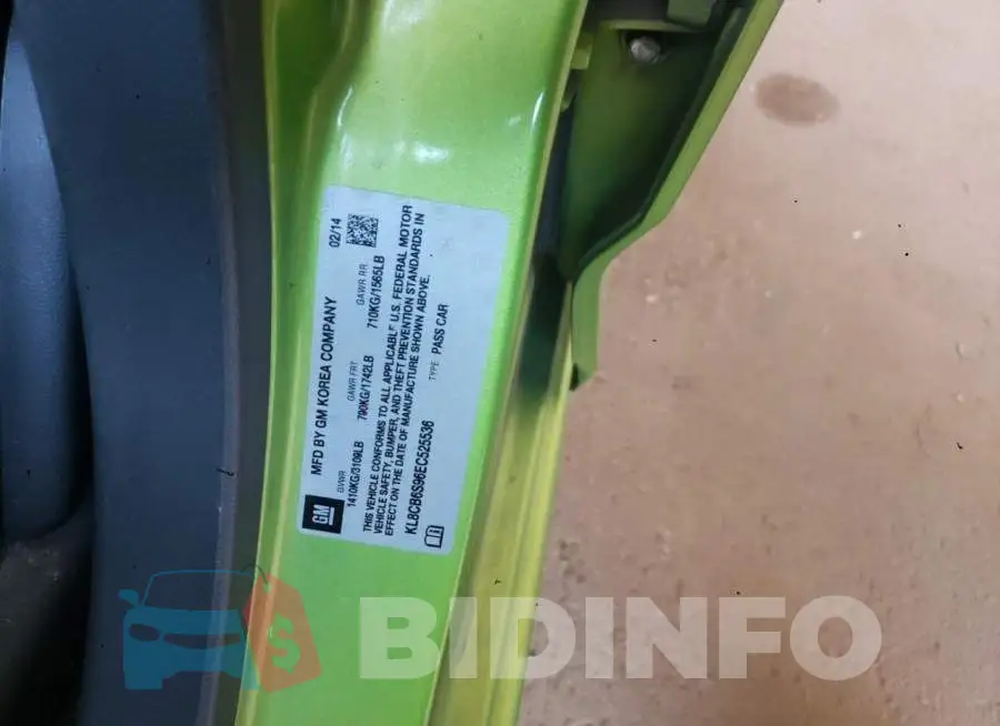 KL8CB6S96EC525536 Photo# 12