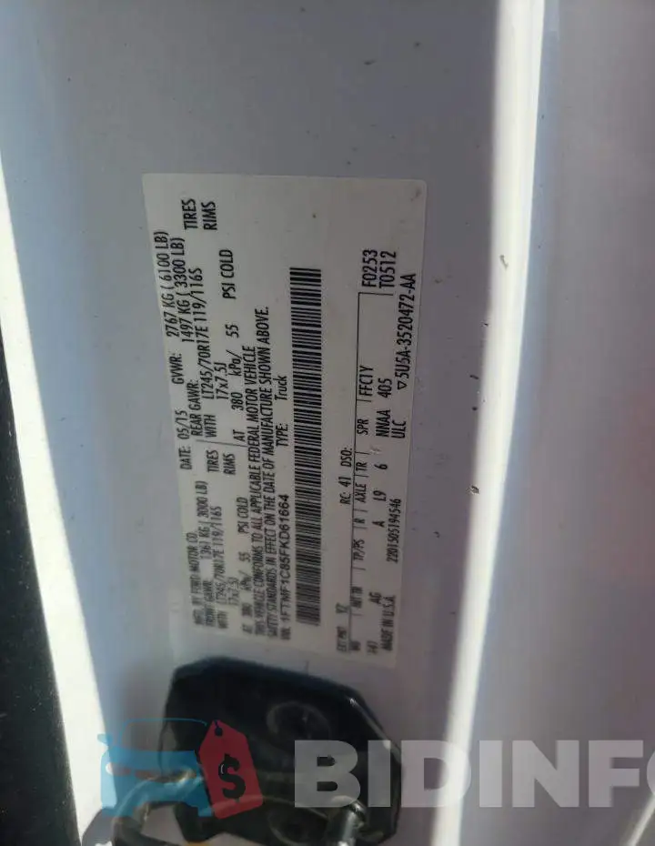1FTMF1C85FKD61664 Photo# 12