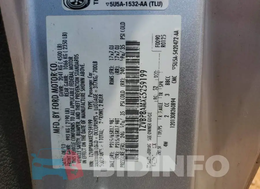 1ZVBP8AMXE5259199 Photo# 12