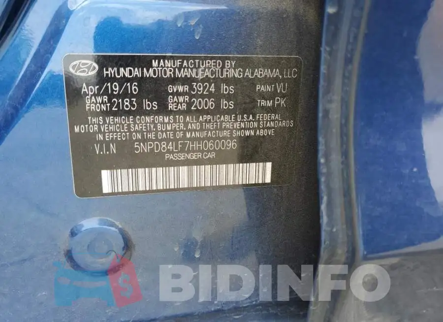 5NPD84LF7HH060096 Photo# 12