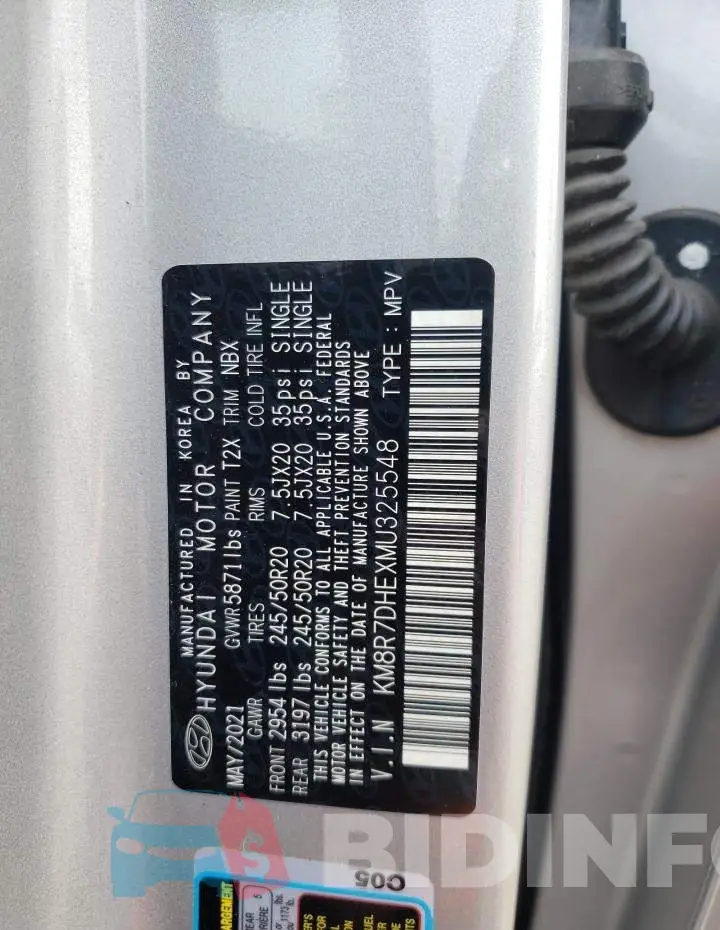KM8R7DHEXMU325548 Photo# 13