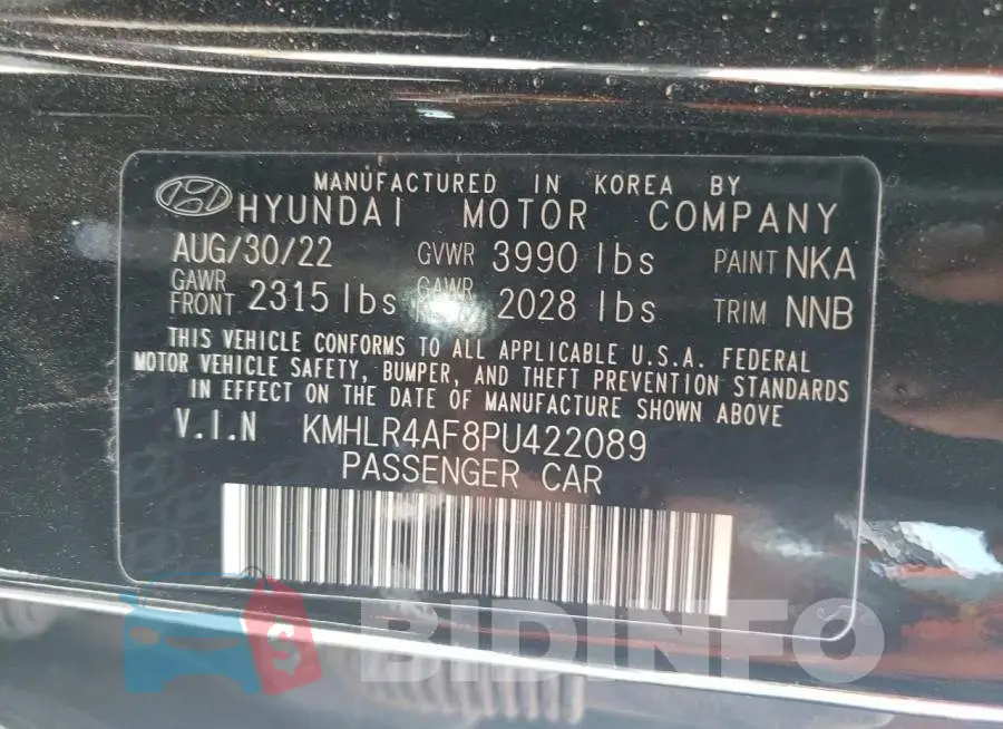 KMHLR4AF8PU422089 Photo# 12