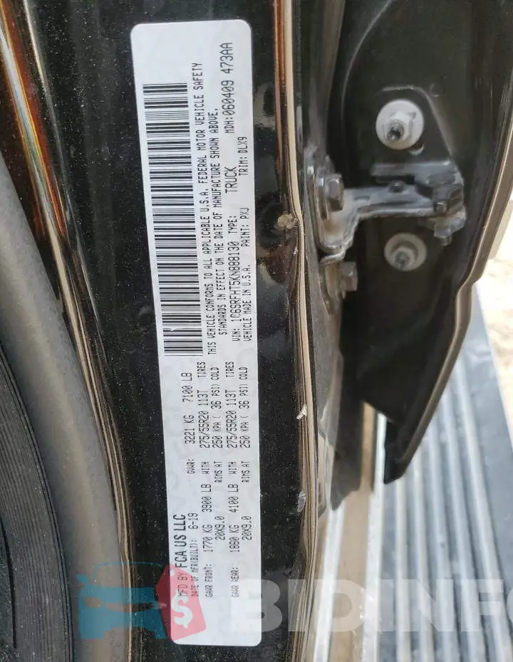 1C6SRFHT5KN888130 Photo# 12