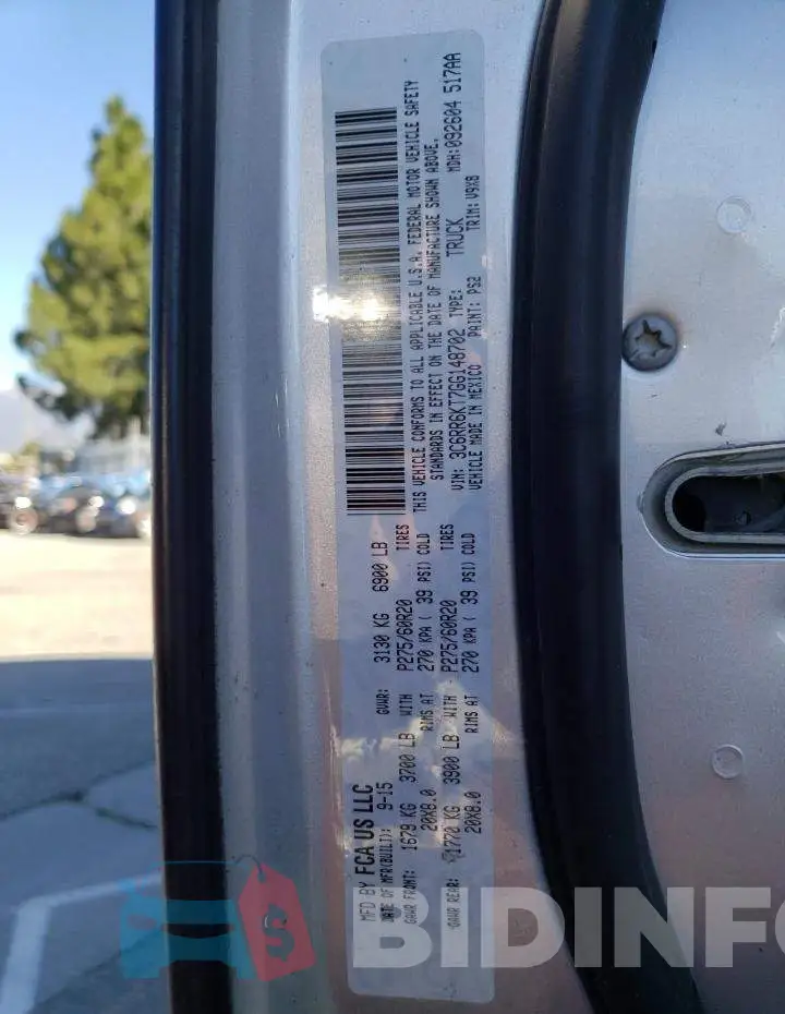 3C6RR6KT7GG148702 Photo# 12