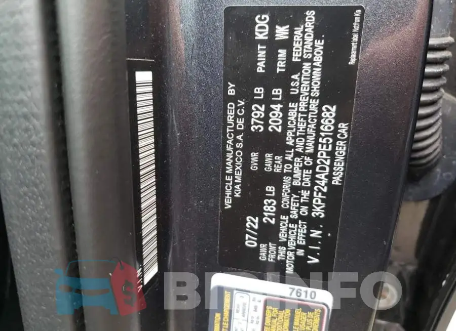 3KPF24AD2PE516682 Photo# 12