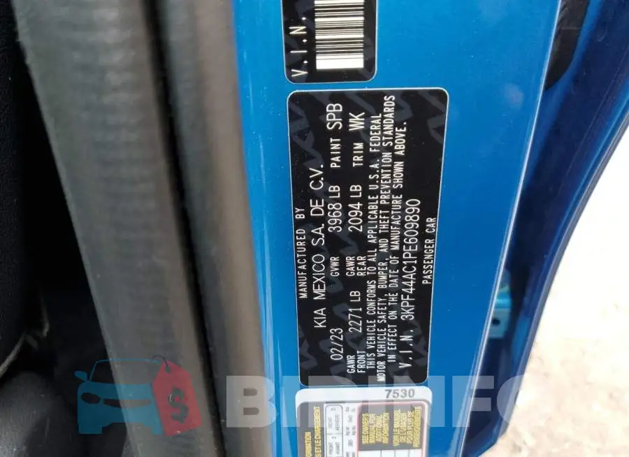 3KPF44AC1PE609890 Photo# 13