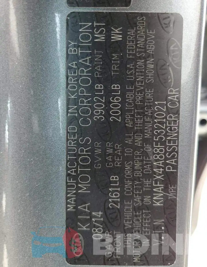 KNAFX4A88F5321021 Photo# 12