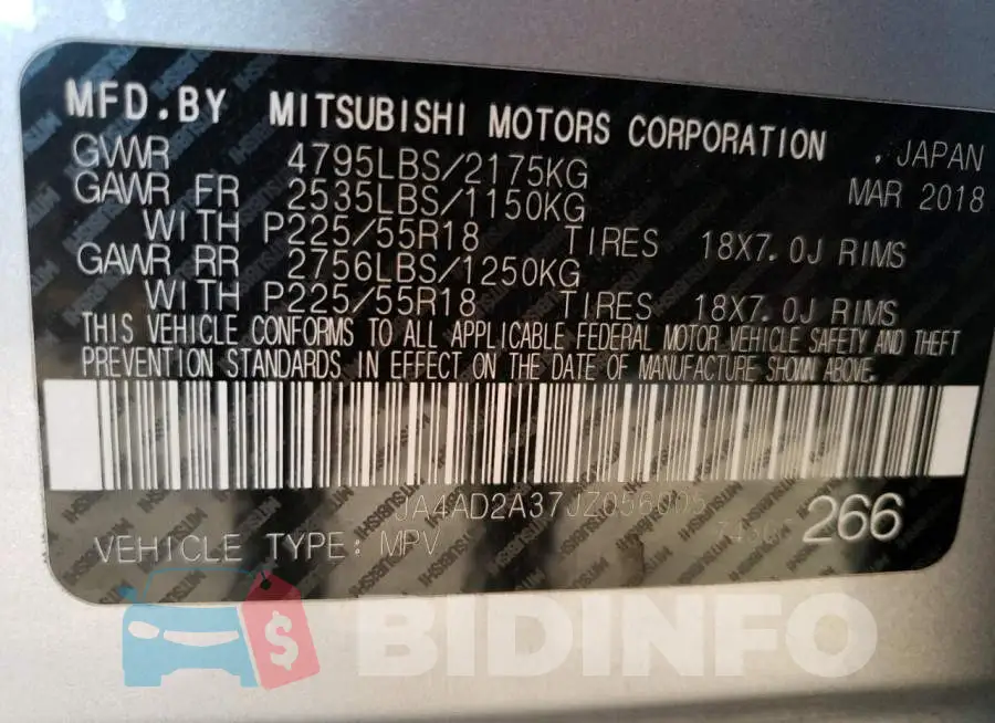 JA4AD2A37JZ056005 Photo# 14