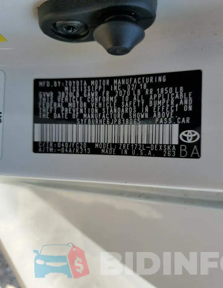 5YFBURHE6JP818065 Photo# 12