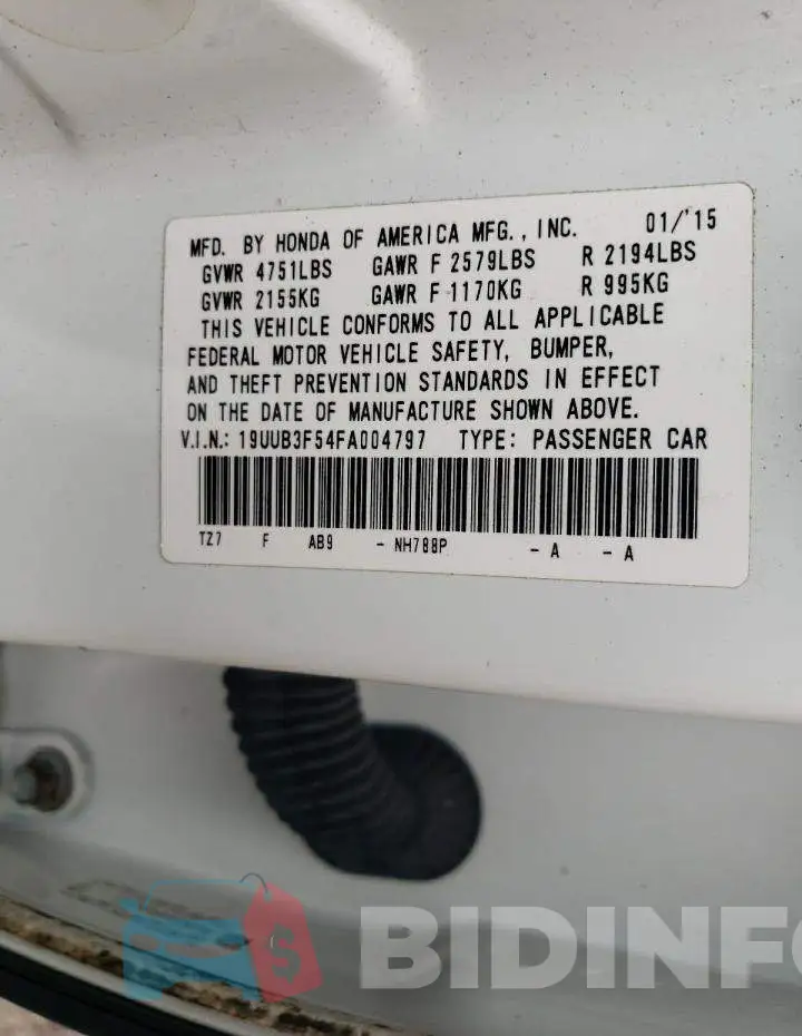19UUB3F54FA004797 Photo# 12