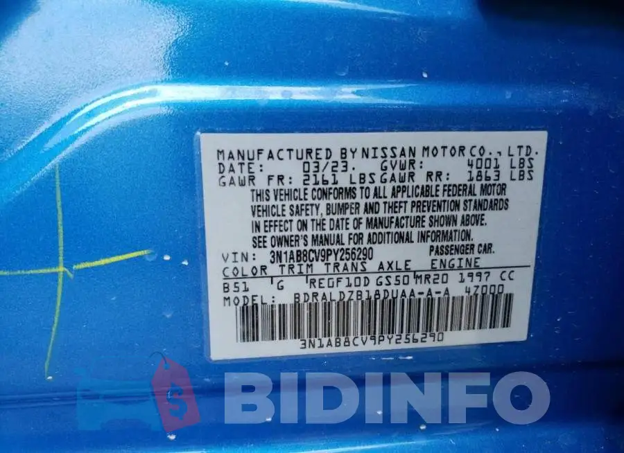 3N1AB8CV9PY256290 Photo# 12