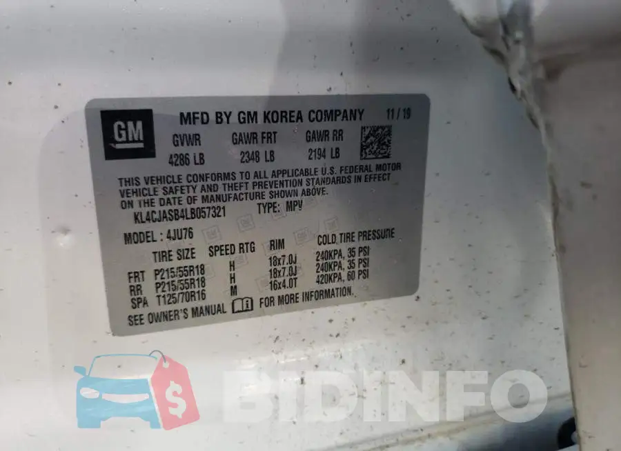 KL4CJASB4LB057321 Photo# 13