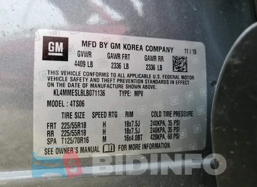 KL4MMESL8LB071136 Photo# 12