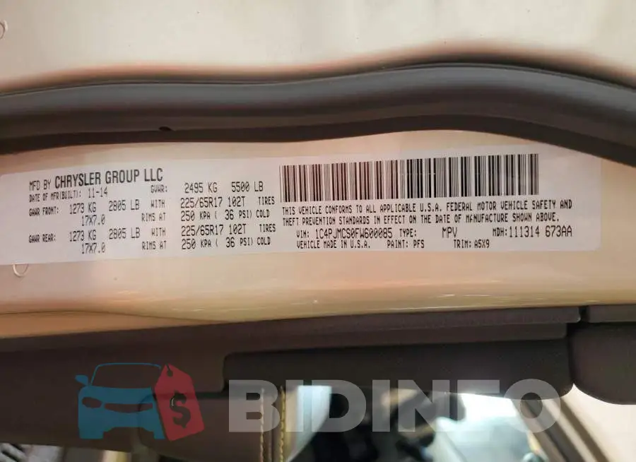 1C4PJMCS0FW600085 Photo# 13