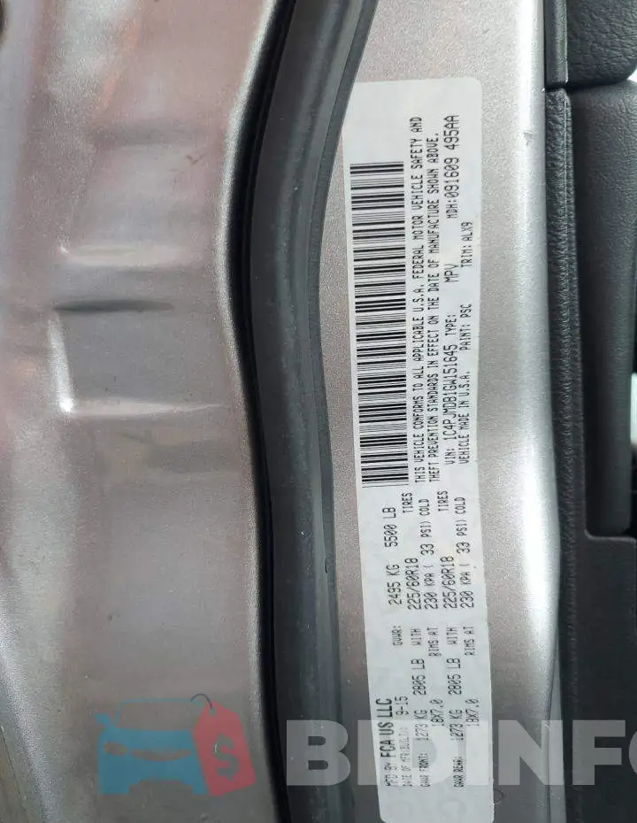 1C4PJMDB1GW151645 Photo# 13