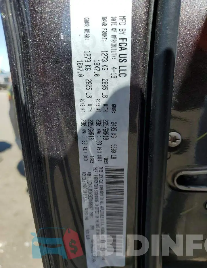 1C4PJMDX3KD440087 Photo# 13