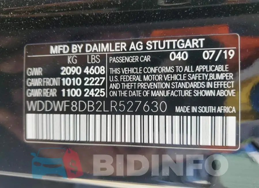 WDDWF8DB2LR527630 Photo# 12