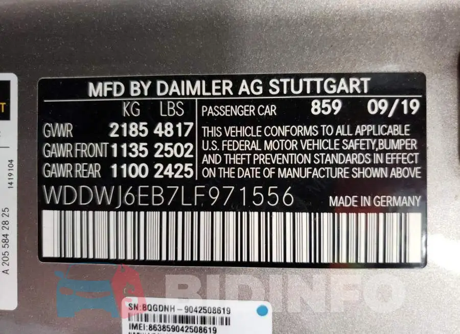 WDDWJ6EB7LF971556 Photo# 13