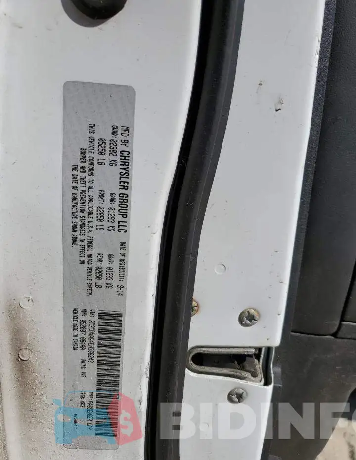 2C3CDXAG4EH368243 Photo# 12