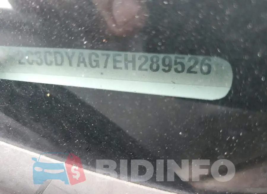 2C3CDYAG7EH289526 Photo# 12