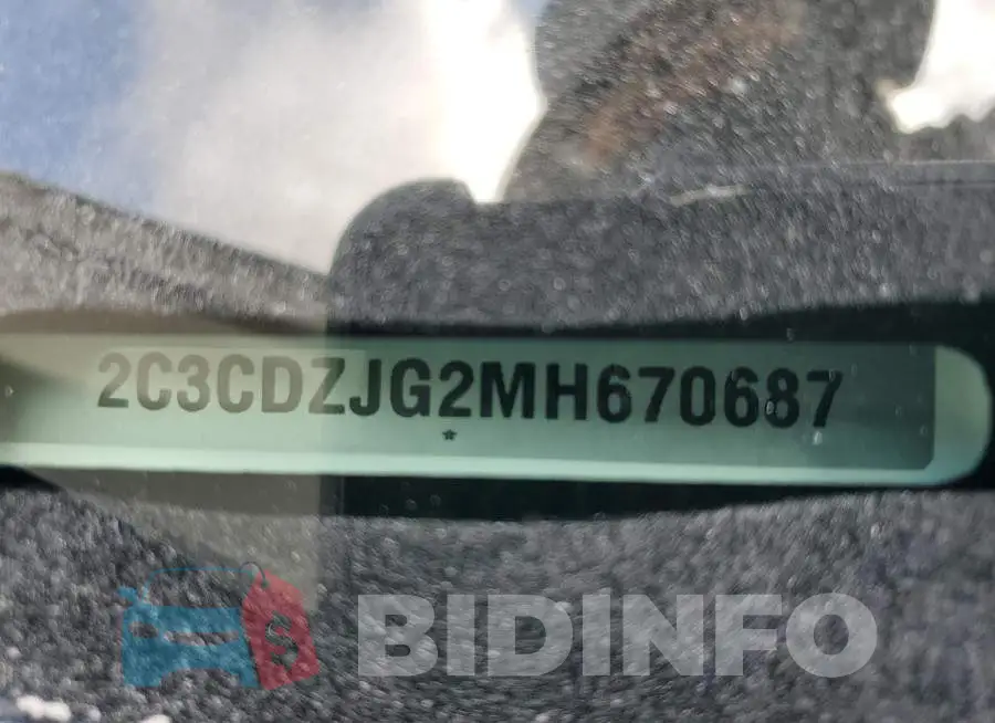 2C3CDZJG2MH670687 Photo# 13