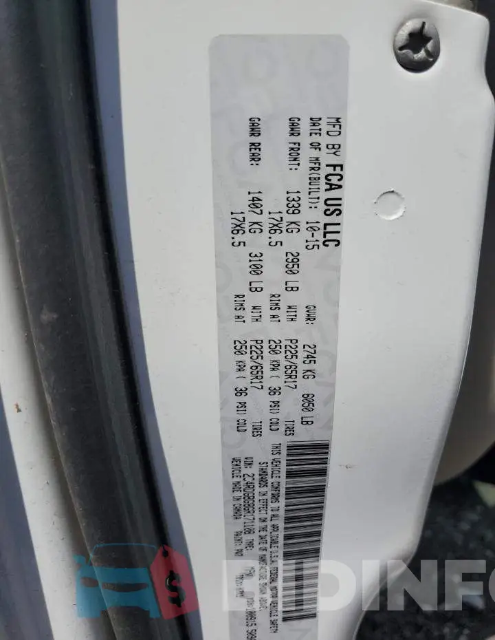 2C4RDGBG8GR171108 Photo# 13