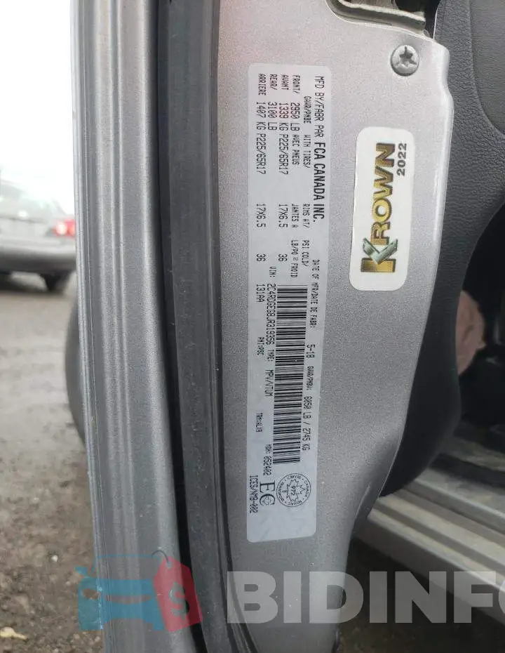 2C4RDGEG8JR319356 Photo# 14