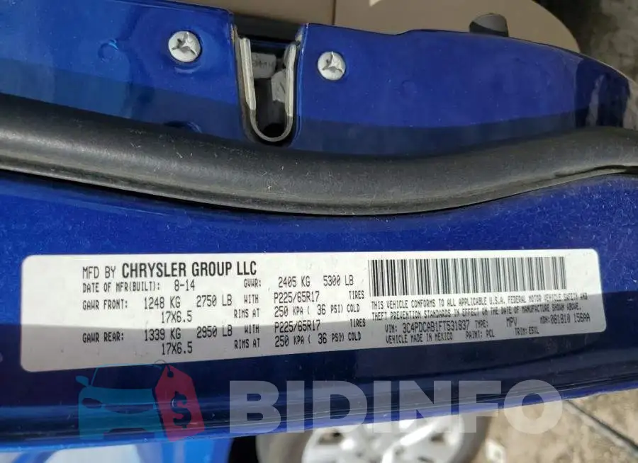 3C4PDCAB1FT531837 Photo# 13