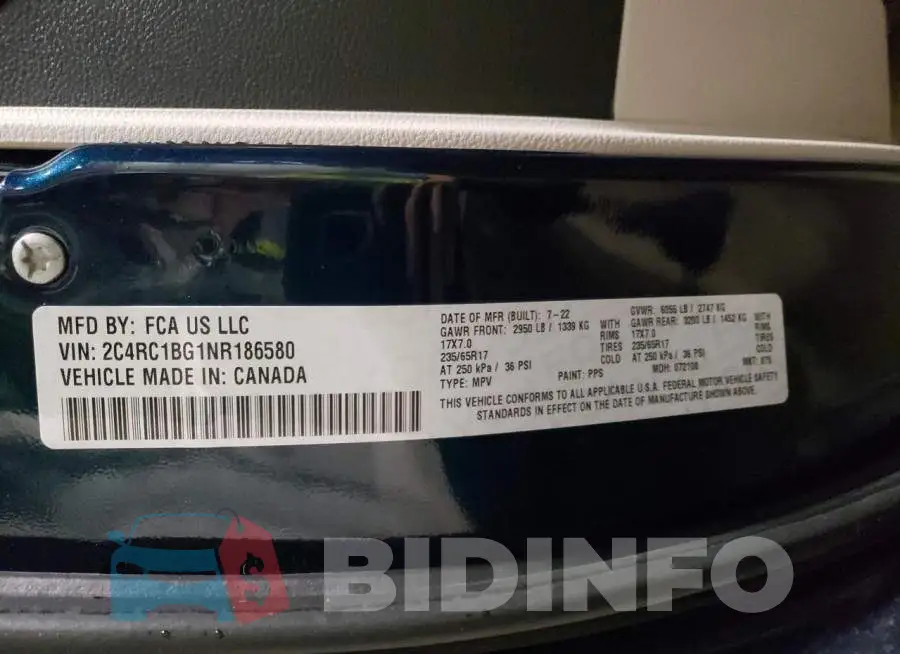 2C4RC1BG1NR186580 Photo# 13