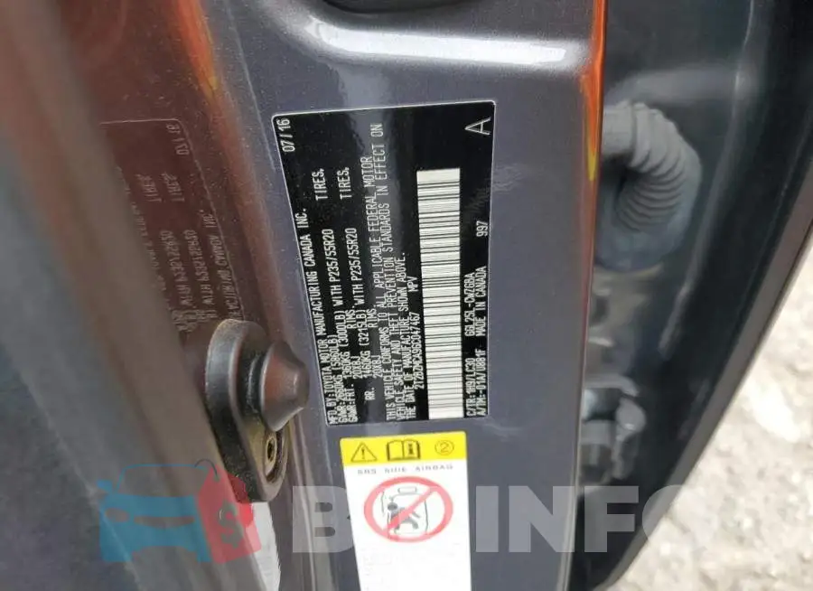 2T2BZMCA9GC047467 Photo# 14