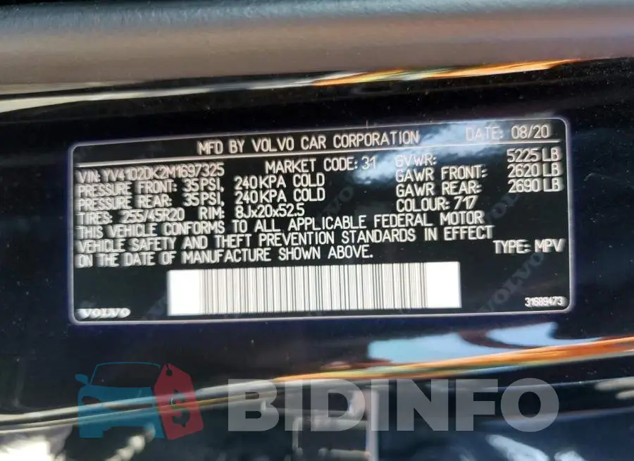 YV4102DK2M1697325 Photo# 12